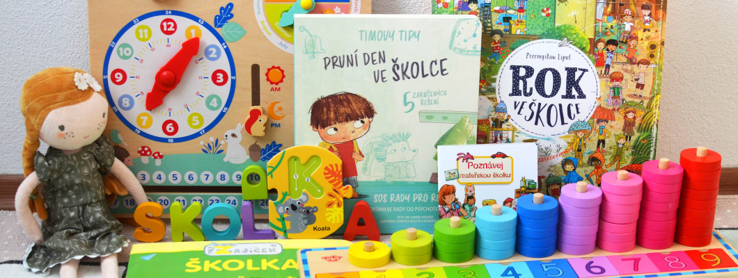 Tipy na knihy a hračky, které připraví děti na nástup a pobyt ve školce