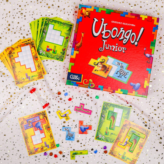 Ubongo Junior je variantou oblíbené rodinné hry, která je tentokrát určena přímo dětem.