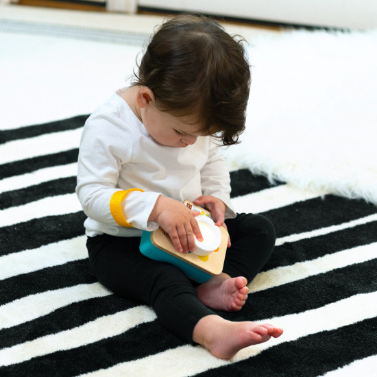 Učení barev je hračkou s hračkou fotoaparát Baby Einstein.