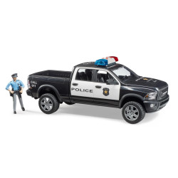 Bruder policejní pick-up RAM2500 s policistou