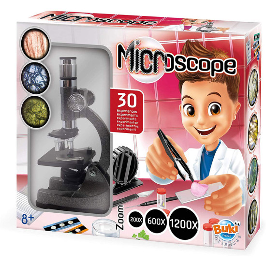 Mikroskop má kvalitní konstrukci, spodní LED osvětlení pro pohodlnější pozorování vzorků.