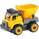 Stavebnice stavebních strojů (2 varianty: bagr a nákladní automobil) na dálkové ovládání, které si dítě sestaví samo. 
