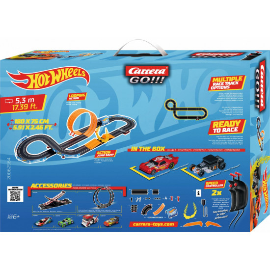 Autodráha Carrera GO Hot Wheels 5,3