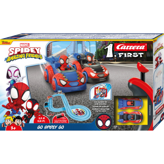 Autodráha Carrera FIRST Spidey Go Webs Go