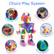 Kreativní magnetická stavebnice pro děti Clixo 42 ks