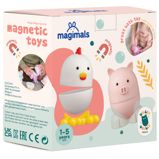 Magnetická skládačka pro miminka Farma Magimals