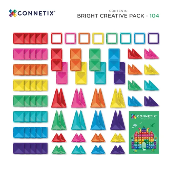 Magnetická stavebnice Bright Creative Pack 104 dílů