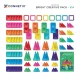 Magnetická stavebnice Bright Creative Pack 104 dílů