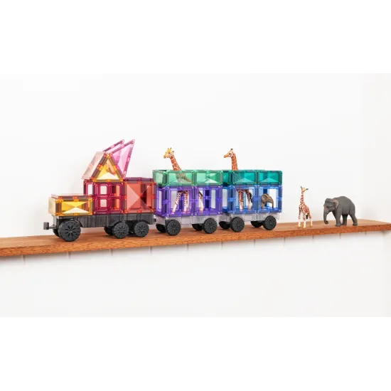 Magnetická stavebnice Pastel Transport Pack 50 dílů