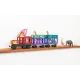 Magnetická stavebnice Pastel Transport Pack 50 dílů