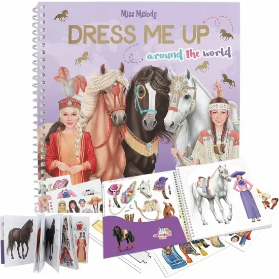 Kreativní sešit Oblékni mě Miss Melody Svět