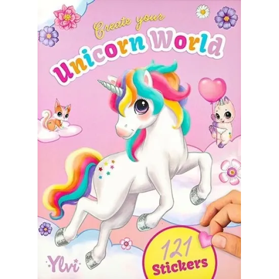 Samolepkový sešit se samolepkami Svět jednorožců