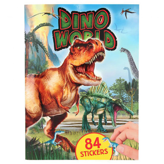Vytvoř si svůj vlastní dino svět. Oblíbený kreativní sešit v jedinečném designu kolekce Dino World.