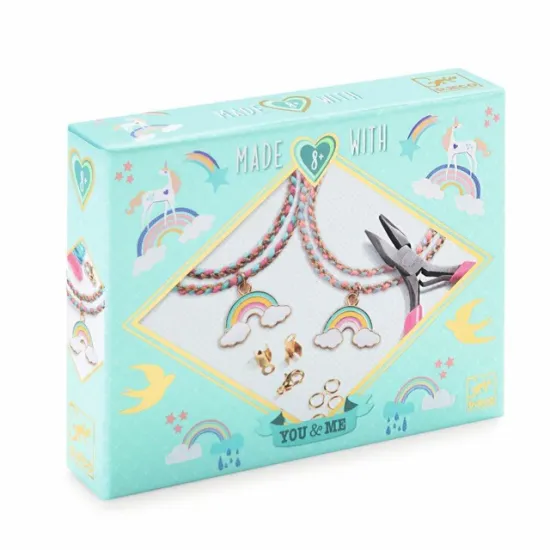 Tvoření náramků přátelství Duha