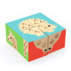 Obrázkové kostky zvířátek. 4 dřevěné kostky a 6 puzzle.