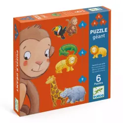Puzzle Safari zvířátka