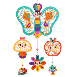 Tkaní Artistic String art Zahrada