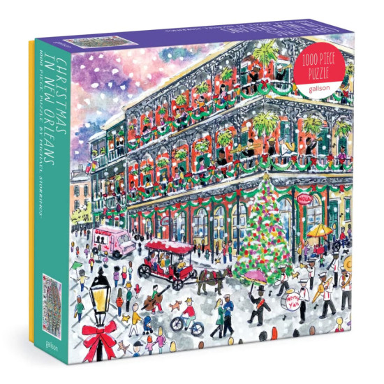 Poskládejte toto 1000 dílné puzzle a odhalte vánoční New Orleans.