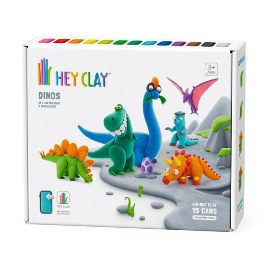 Vymodelujte si originální postavičky dinosaurů s Hey Clay.