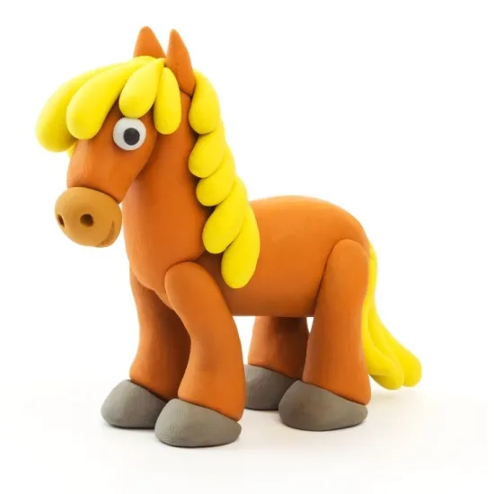 Vymodelujte si originální zvířátko Kůň s Hey Clay
