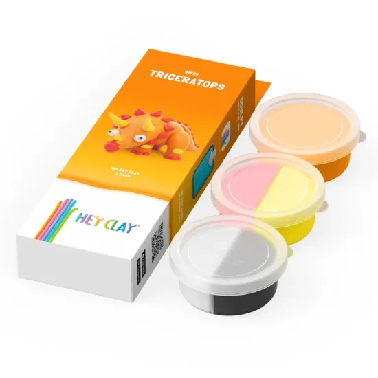 Vymodelujte si originální postavičku Triceratopsa s Hey Clay