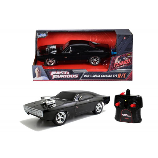 Mini RC Dodge Charger pro dálkové ovládání v černém provedení