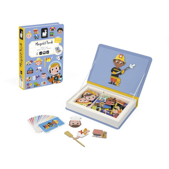 S touto milou barevnou magnetickou hračkou se vaše dítě seznámí s 16 povoláními s možností vymyslet je ještě mnohem víc!