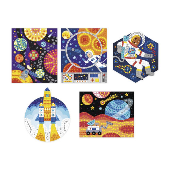 Kreativní sada mozaika Vesmír pro fanoušky astronautů.