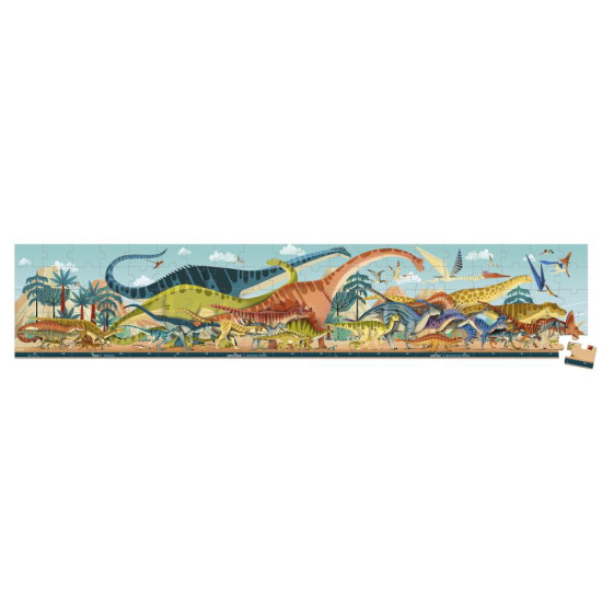 Puzzle obsahují více než 40 tvorů a pomáhají podnítit zvědavost o éře dinosaurů.