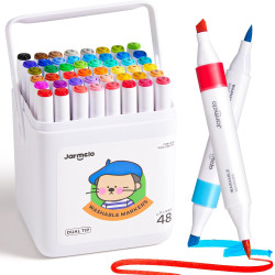 Oboustranné fixy se dvěma hroty v boxu 48 ks