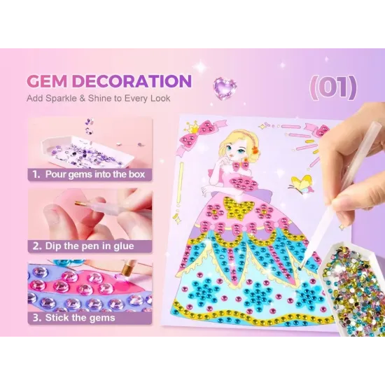 Jarmelo Kreativní sada Fashion Girls Make-up – model JA99421