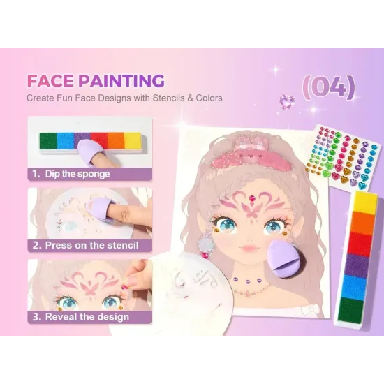 Jarmelo Kreativní sada Fashion Girls Make-up – model JA99421