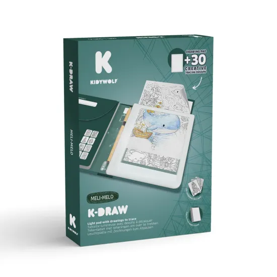 Podsvícený kreslicí tablet Kidywolf Kidydraw Pad Meli-melo