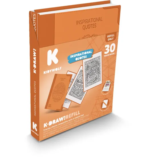 Doplňkové karty Kidywolf Refill K-Draw Pad Quote