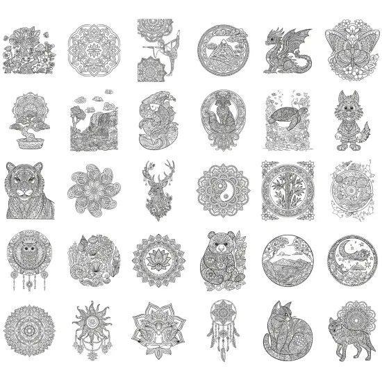 Doplňkové karty Kidywolf Refill K-Draw Pad Zen