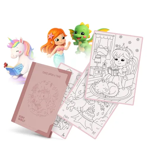 Doplňkové karty Kidywolf Refill Kidydraw Pad Once upon a time (6+)