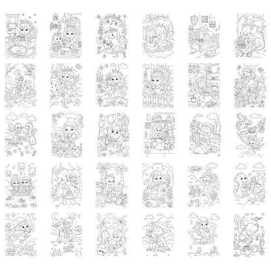Doplňkové karty Kidywolf Refill Kidydraw Pad Once upon a time (6+)