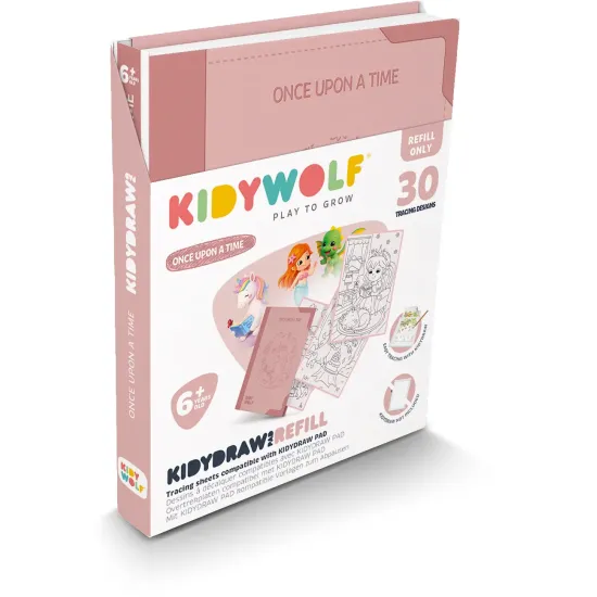 Doplňkové karty Kidywolf Refill Kidydraw Pad Once upon a time (6+)