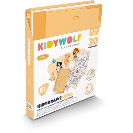 Doplňkové karty Kidywolf Refill Kidydraw Pad Pets
