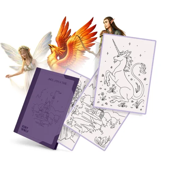 Doplňkové karty Kidywolf Refill Kidydraw Pad Once upon a time (8+)