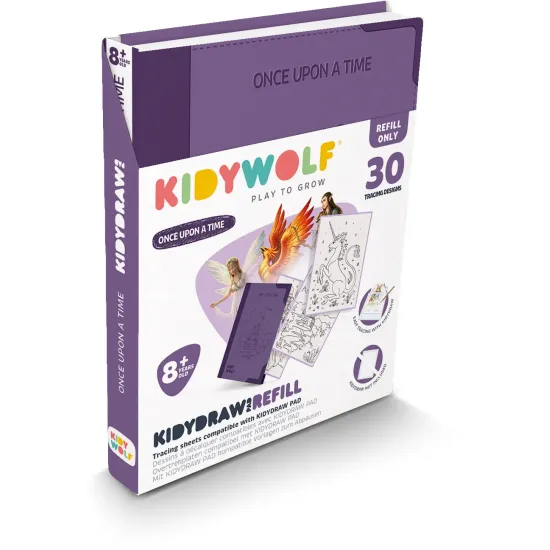 Doplňkové karty Kidywolf Refill Kidydraw Pad Once upon a time (8+)