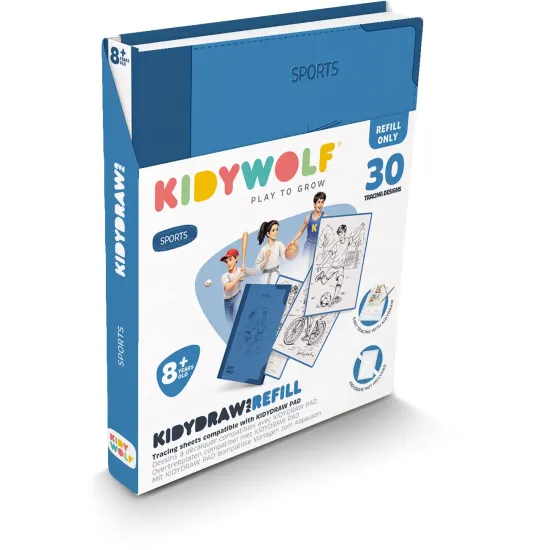 Doplňkové karty Kidywolf Refill Kidydraw Pad Sports