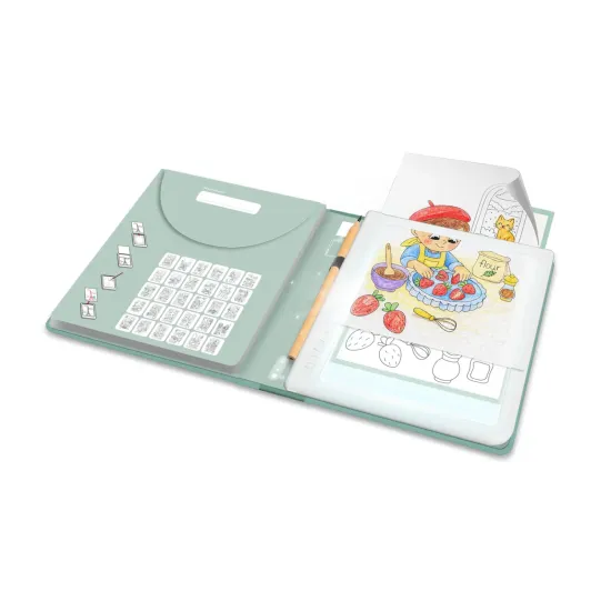 Podsvícený kreslicí tablet Kidywolf Kidydraw Pad Food around the world