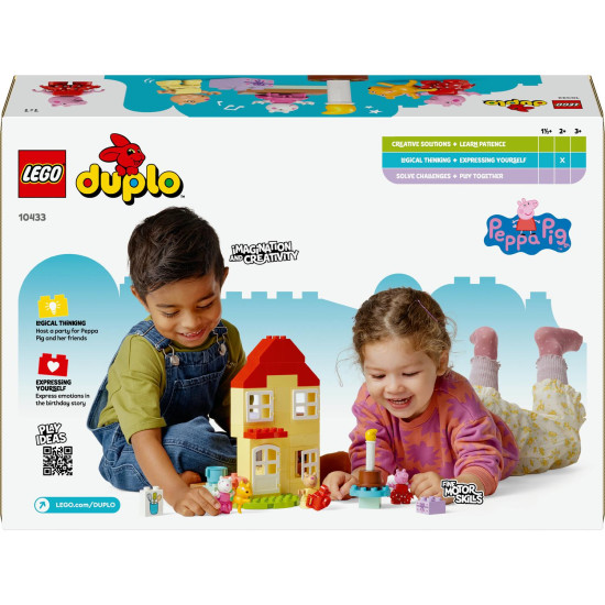 Peppa Pig slaví narozeniny s LEGO® DUPLO® - výzdoba, dort a zábava s poníkem a ovečkou