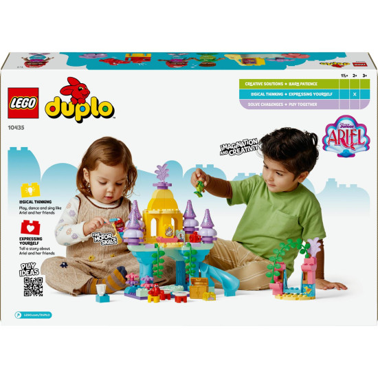 LEGO® DUPLO® Arielin podmořský palác se skluzavkou a rotujícím pódiem