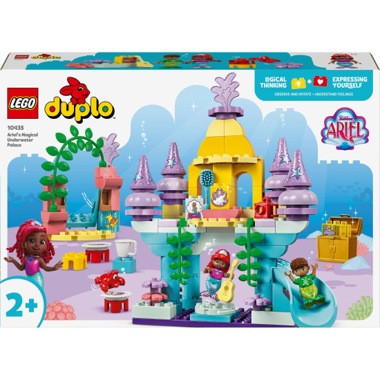 LEGO® DUPLO® Arielin podmořský palác se skluzavkou a rotujícím pódiem