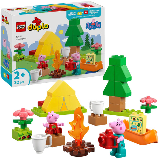 LEGO® DUPLO® Kempovačka – Dobrodružství s prasátkem Peppa!