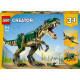 LEGO® Creator 3 v 1 modely: T-Rex, Triceratops a Pterodaktyl v akci – dokonalá stavebnice pro milovníky dinosaurů.