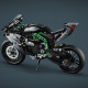 LEGO® Technic Kawasaki Ninja H2R Motorka (42170) – model s řízením, odpružením, převodovkou a pohyblivým motorem