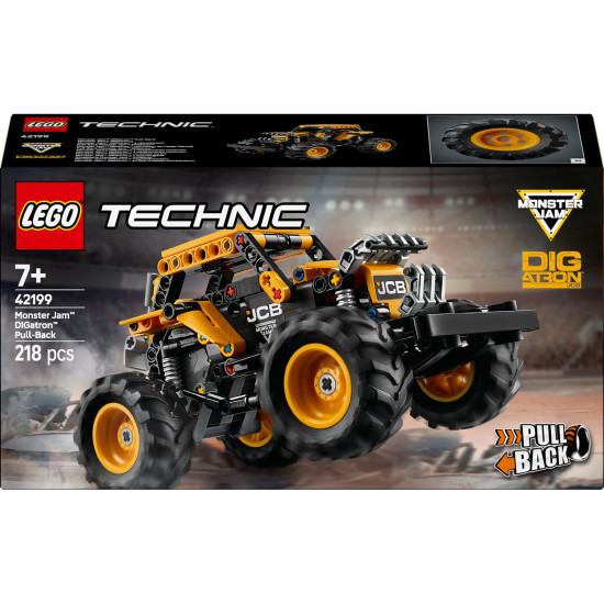 LEGO TECHNIC Monster Jam™ DIGatron™ s natahovacím motorem